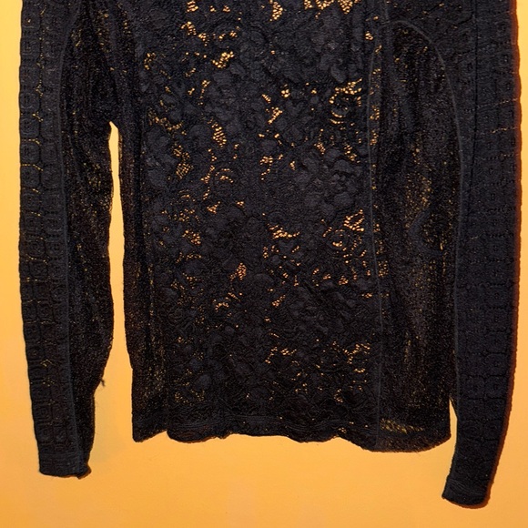 Byron Lars Black Lace Top - Picture 4 of 8